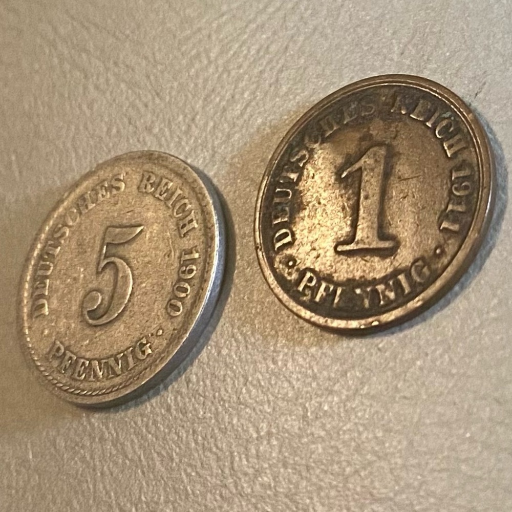 1900A, 1911A, 1926D, 1941D, & 1950D German Coin Collection - Picture 4 of 10